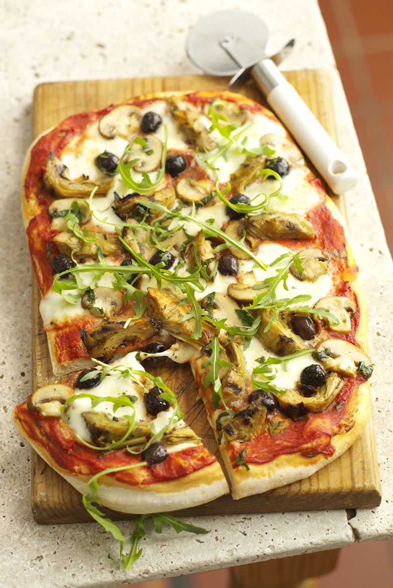 Vegetarian pizza for Select publishing